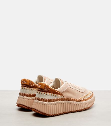 Chloé Baskets Nama à plateforme en daim - Chloe - Modalova