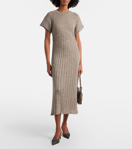 Brunello Cucinelli Robe midi lamée - Brunello Cucinelli - Modalova
