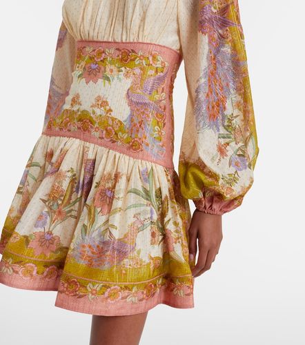 Robe Indra en coton et soie mélangés - Zimmermann - Modalova