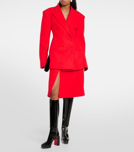Bottes Alleo 90 en cuir verni - Christian Louboutin - Modalova