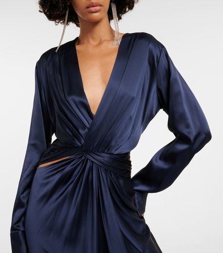 Robe longue Triquetra Twist en soie - Christopher Esber - Modalova