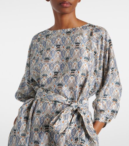 Robe midi Mila imprimée en soie - Loro Piana - Modalova