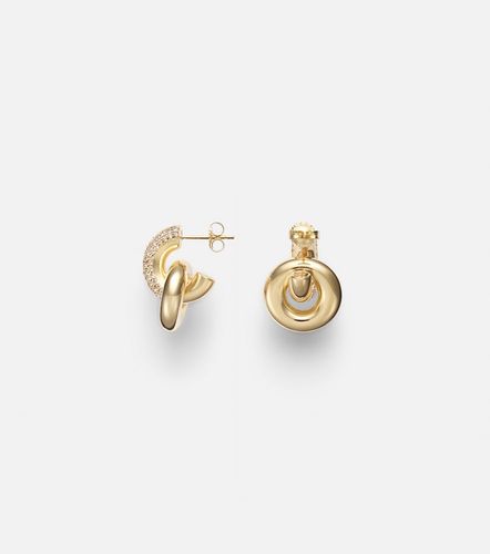 Boucles d'oreilles Buoy en or 14 ct et diamants - Stone and Strand - Modalova