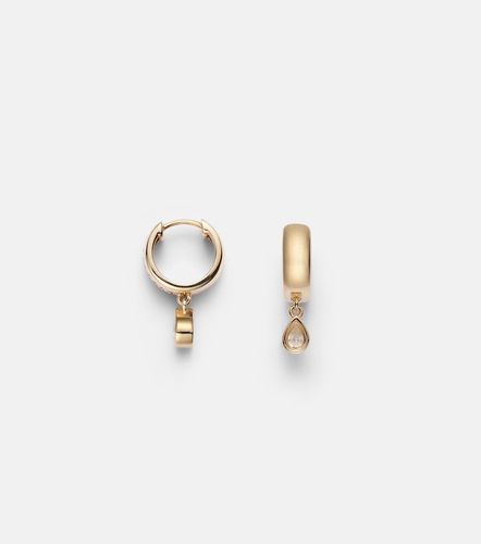 Boucles d'oreilles en or 14 ct et diamants - Roxanne First - Modalova
