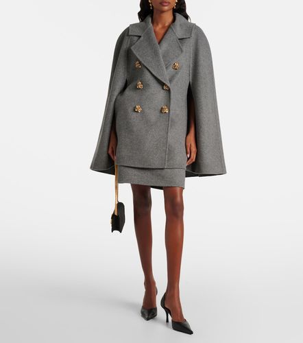 Mini-jupe en laine vierge - Carolina Herrera - Modalova