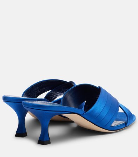 Mules Viera 50 en satin - Manolo Blahnik - Modalova