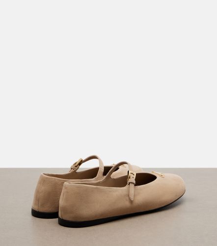 Prada Mary Janes en daim - Prada - Modalova