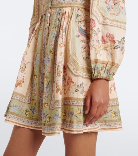 Robe Roselight en lin à fleurs - Zimmermann - Modalova