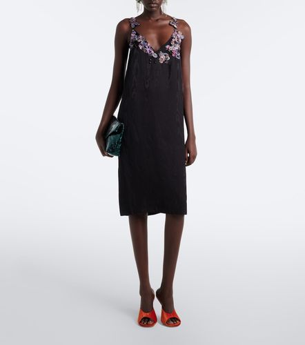 Robe midi à appliqués - Dries Van Noten - Modalova