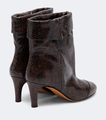Bottines Eldra en cuir façon serpent - Isabel Marant - Modalova