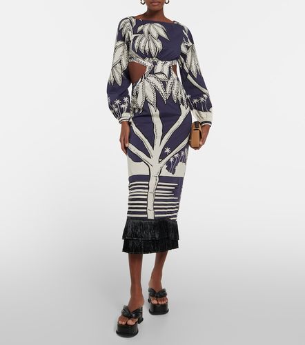 Robe longue imprimée en coton - Johanna Ortiz - Modalova
