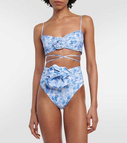 Haut de bikini à fleurs - Magda Butrym - Modalova
