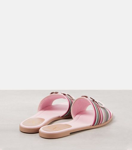 Mules VLogo Signature en cuir - Valentino Garavani - Modalova