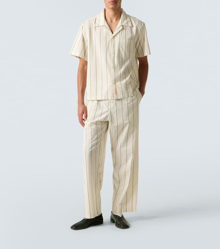 Pantalon de pyjama Celery rayé en coton - Bode - Modalova