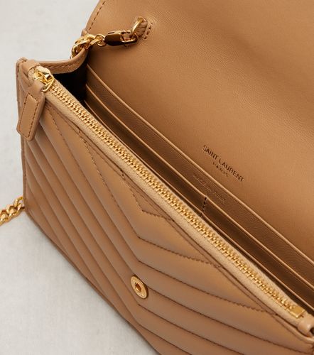 Portefeuille à chaîne Cassandre Envelope en cuir matelassé - Saint Laurent - Modalova