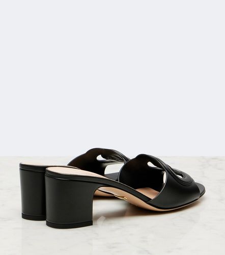 Gucci Mules Interlocking G en cuir - Gucci - Modalova