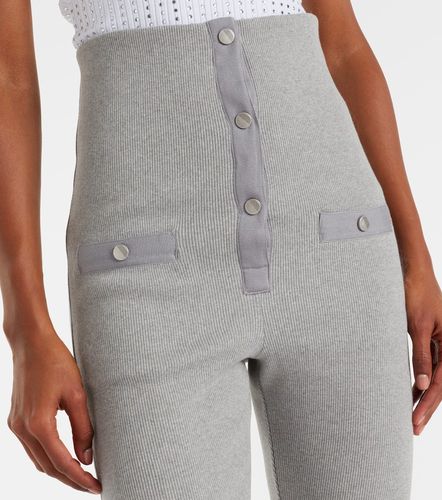 Legging fuseau à taille haute en coton - The Attico - Modalova