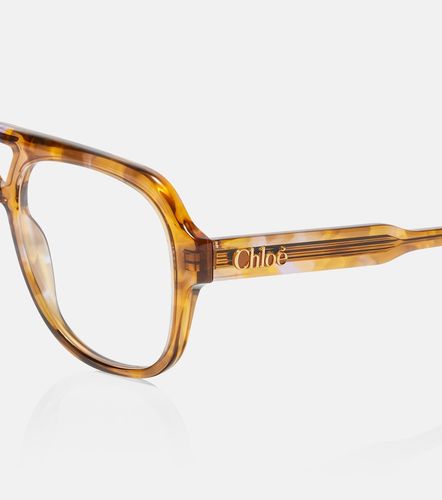 Chloé Lunettes Optical Native oversize aviateur - Chloe - Modalova