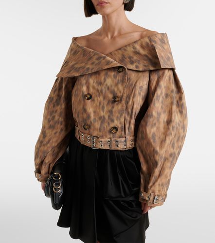Veste imprimée en coton mélangé - Ganni - Modalova