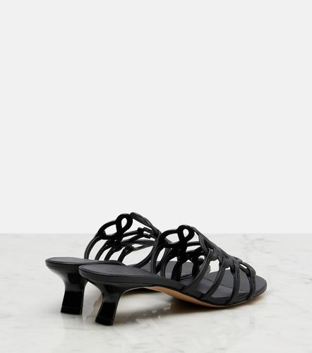 Loewe Mules Petal Anagram en cuir - Loewe - Modalova