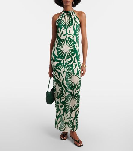 Robe longue Acasia imprimée à perles fantaisie - Cala de la Cruz - Modalova