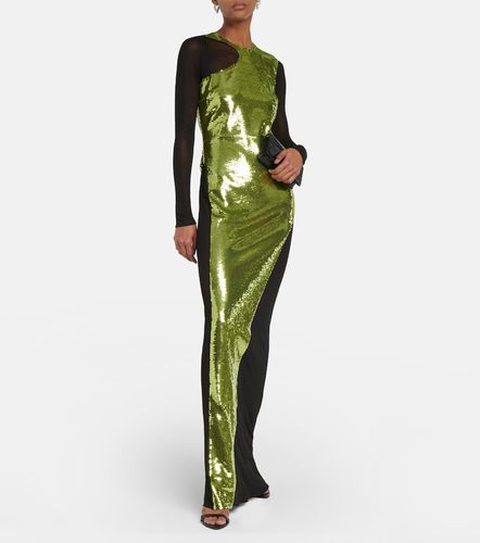 Robe longue en tulle à sequins - Tom Ford - Modalova