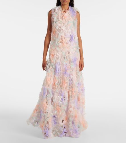 Robe longue Air-Whirl à appliqués floraux - Susan Fang - Modalova