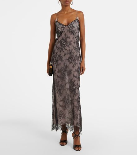 Robe midi Rebrodé en dentelle - Blumarine - Modalova