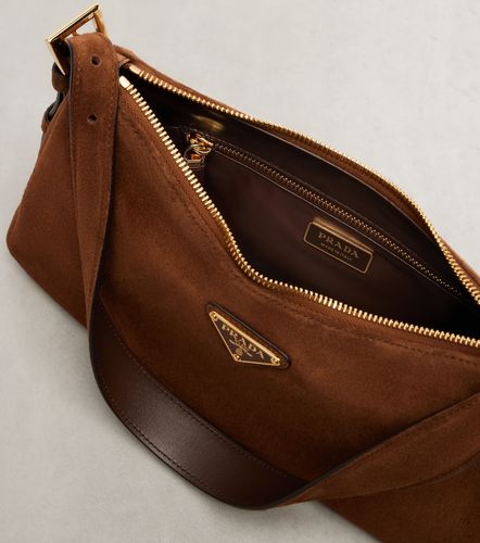 Sac Aimée Medium en daim - Prada - Modalova