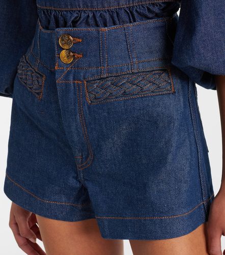 Short Awaken à taille haute en jean - Zimmermann - Modalova