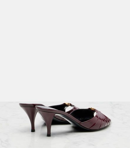 Mules Babylone Cassandre 60 en cuir - Saint Laurent - Modalova