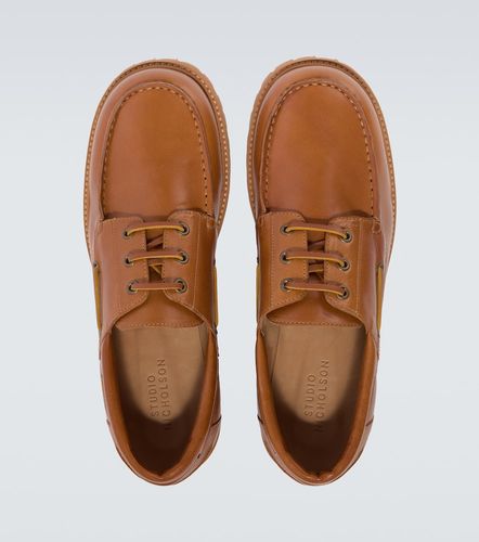Chaussures bateau Gusto en cuir - Studio Nicholson - Modalova