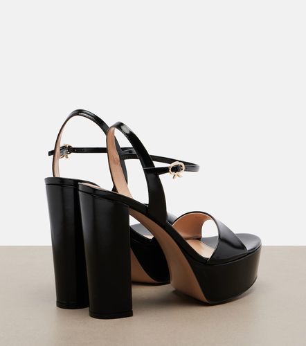 Sandales à plateau Marlena en cuir - Gianvito Rossi - Modalova