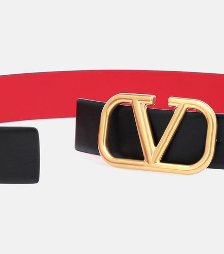 Ceinture réversible VLogo Signature en cuir - Valentino Garavani - Modalova