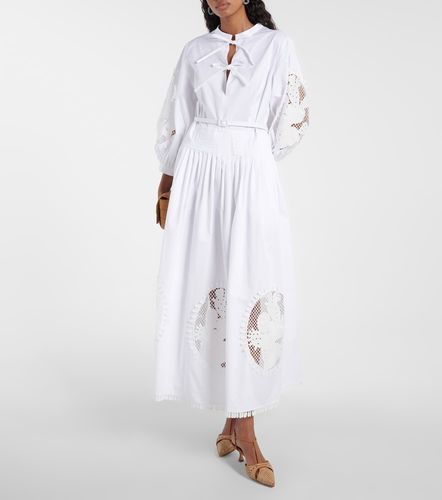 Robe longue en coton mélangé - Oscar de la Renta - Modalova