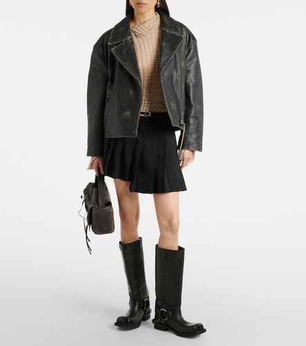 Acne Studios Veste biker en cuir - Acne Studios - Modalova