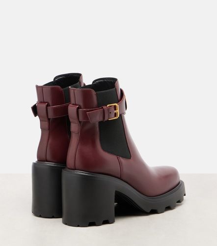 Bottines Vlogo Signature 90 en cuir - Valentino Garavani - Modalova