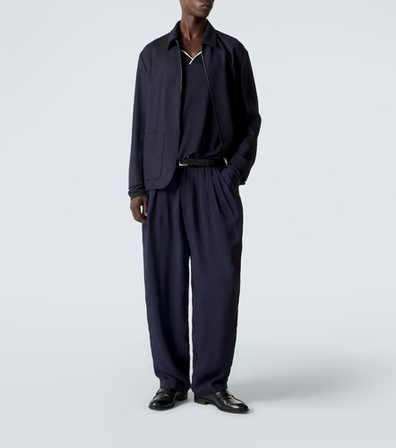 Giorgio Armani Polo en lin et soie - Giorgio Armani - Modalova
