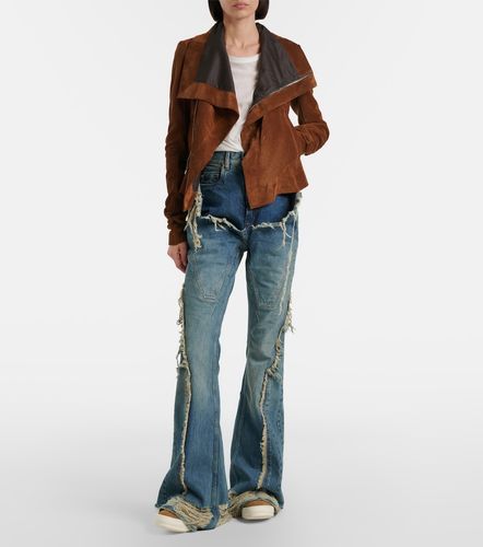 Jean flared Silvered effiloché - Rick Owens - Modalova