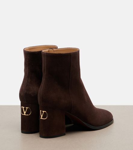 Bottines Fawcette VLogo en daim - Valentino Garavani - Modalova
