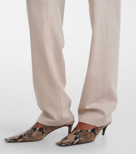 Pantalon droit Callum en laine et cachemire - Khaite - Modalova