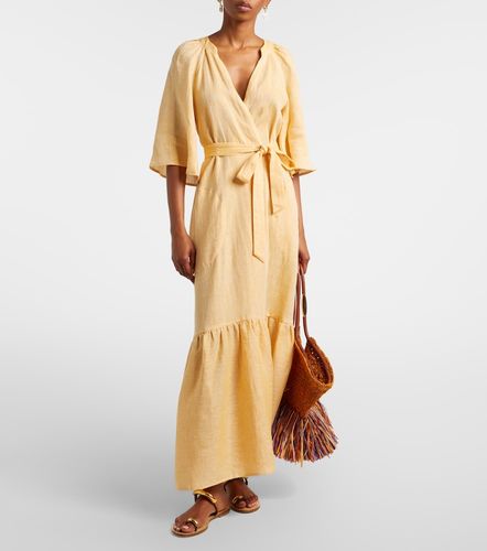 Robe longue Audacieuse en lin à ceinture - Eres - Modalova