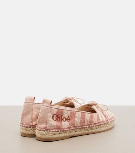 Chloé Espadrilles Isla à rayures - Chloe - Modalova