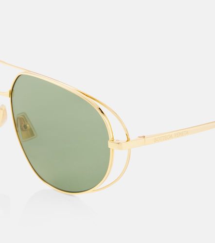 Lunettes de soleil Aviator - Bottega Veneta - Modalova