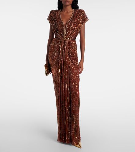 Robe longue Zola à sequins - Jenny Packham - Modalova