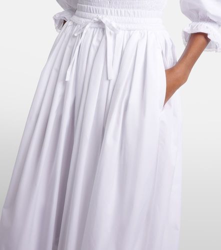 Jupe midi en popeline de coton - Dolce&Gabbana - Modalova