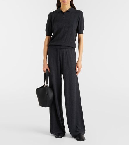 Pantalon ample Aina en coton et cachemire - Lisa Yang - Modalova