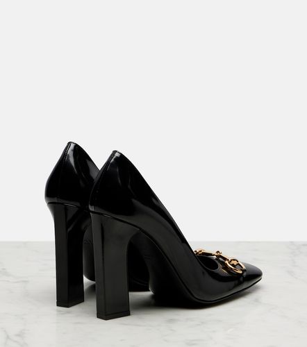 Escarpins Signora Horsebit 110 en cuir - Gucci - Modalova