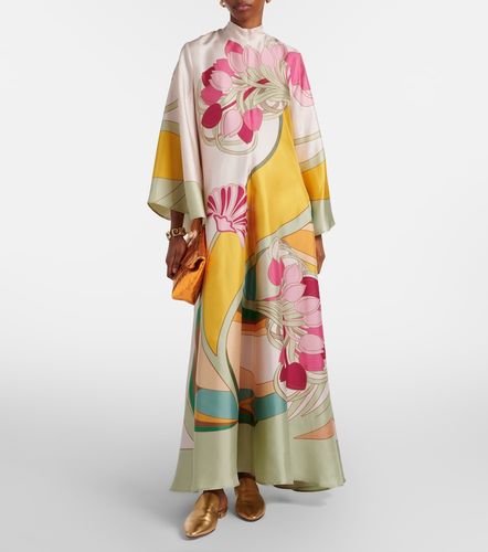 Robe longue Magnifico en sergé de soie - La DoubleJ - Modalova