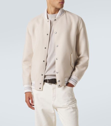 Veste teddy en laine et cachemire - Eleventy - Modalova